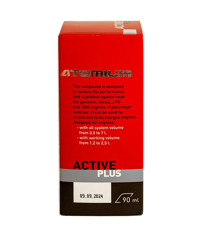 Atomium Active Plus 90 ml - aditivum do oleje pro benzinové, naftové a LPG spalovací motory