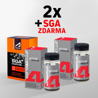 Atomium Active Gasoline New, 2x90 ml + SGA zdarma 2x50ml